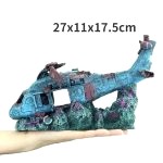 Decoration Aquarium Helicoptere