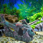 Decoration Aquarium Helicoptere 2