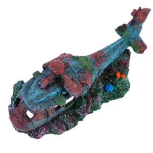 Decoration Aquarium Helicoptere
