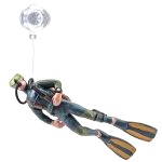 Decoration Aquarium Plongeur 8