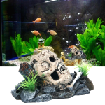 Decoration Aquarium Tete De Mort